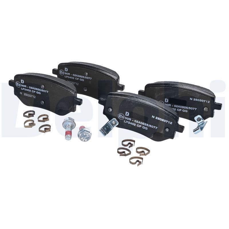 set placute frana,frana disc DELPHI LP3402