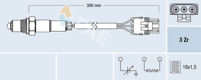 Sonda Lambda FAE 77116