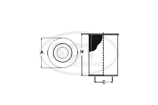 Filtru ulei SCT GERMANY SH 4790 P