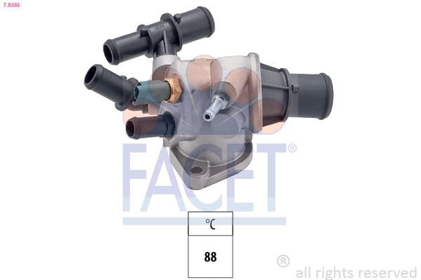 termostat,lichid racire FACET Made in Italy - OE Equivalent 7.8585