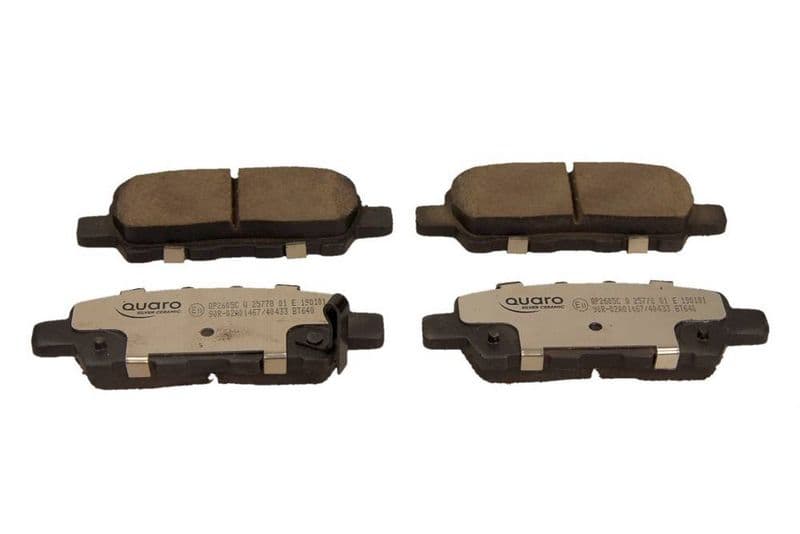 set placute frana,frana disc QUARO SILVER CERAMIC QP2605C