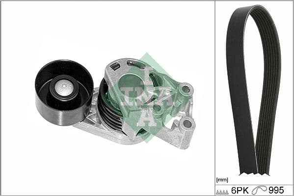 Set curea transmisie cu caneluri Schaeffler INA 529 0378 10