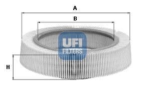 Filtru aer UFI 30.896.00