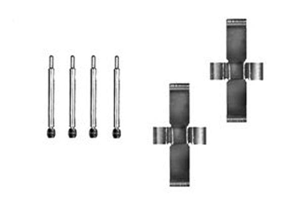 Set accesorii, placute frana TRW PFK73