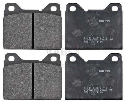 set placute frana,frana disc ABS 36055