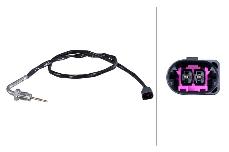 Senzor, temperatura gaze evacuare HELLA 6PT 358 284-261