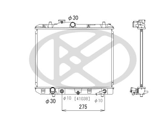 Radiator, racire motor KOYORAD PL102336