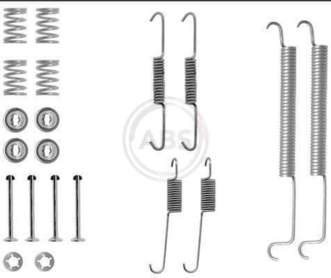 Set accesorii, sabot de frana ABS 0756Q