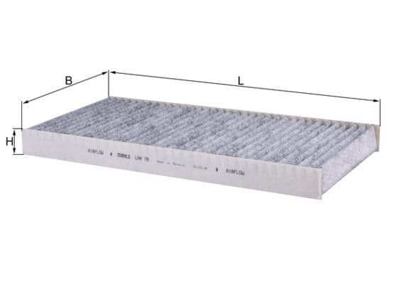 Filtru, aer habitaclu MAHLE LAK 78