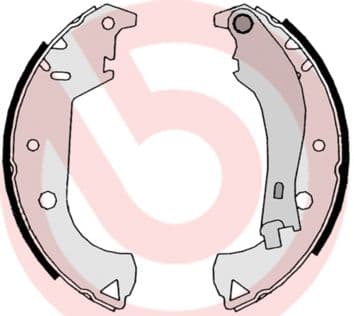 Set saboti frana BREMBO ESSENTIAL LINE S 23 524
