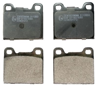 set placute frana,frana disc DENCKERMANN B110863