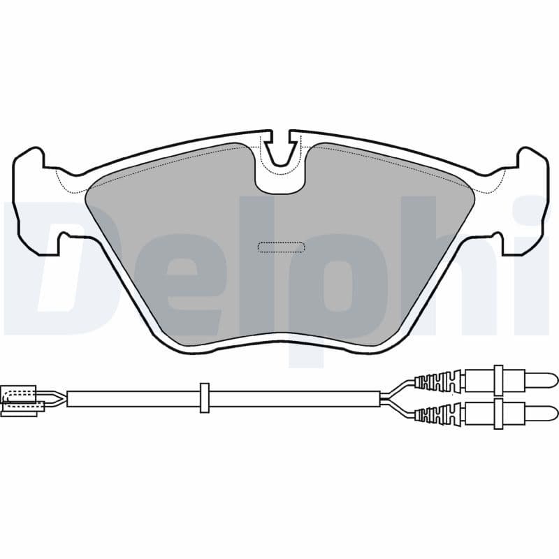 set placute frana,frana disc DELPHI LP906