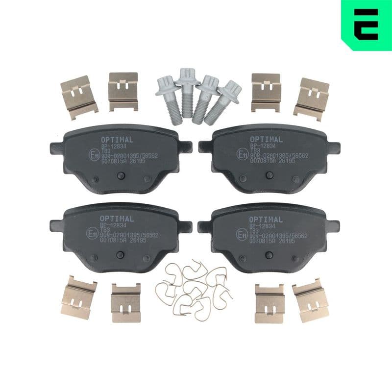 set placute frana,frana disc OPTIMAL BP-12834