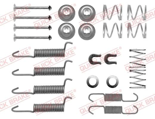 set accesorii, saboti frana parcare QUICK BRAKE 105-0016