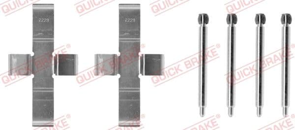 Set accesorii, placute frana QUICK BRAKE 109-1004