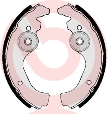 Set saboti frana BREMBO ESSENTIAL LINE S 23 502