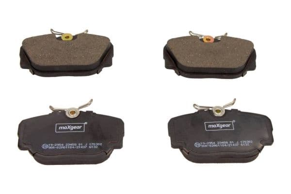 set placute frana,frana disc MAXGEAR 19-2954