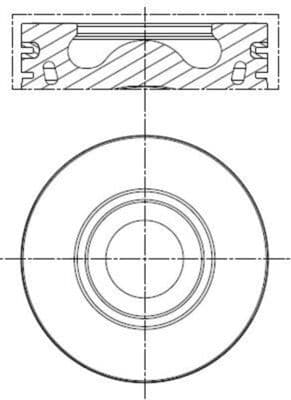 Piston MAHLE 013 PI 00140 000
