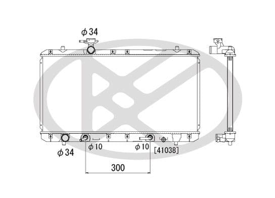 Radiator, racire motor KOYORAD PL101342