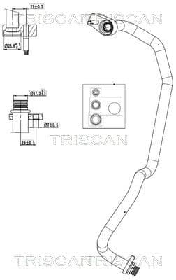 conducta presiune variabila,aer conditionat TRISCAN 9010 16016
