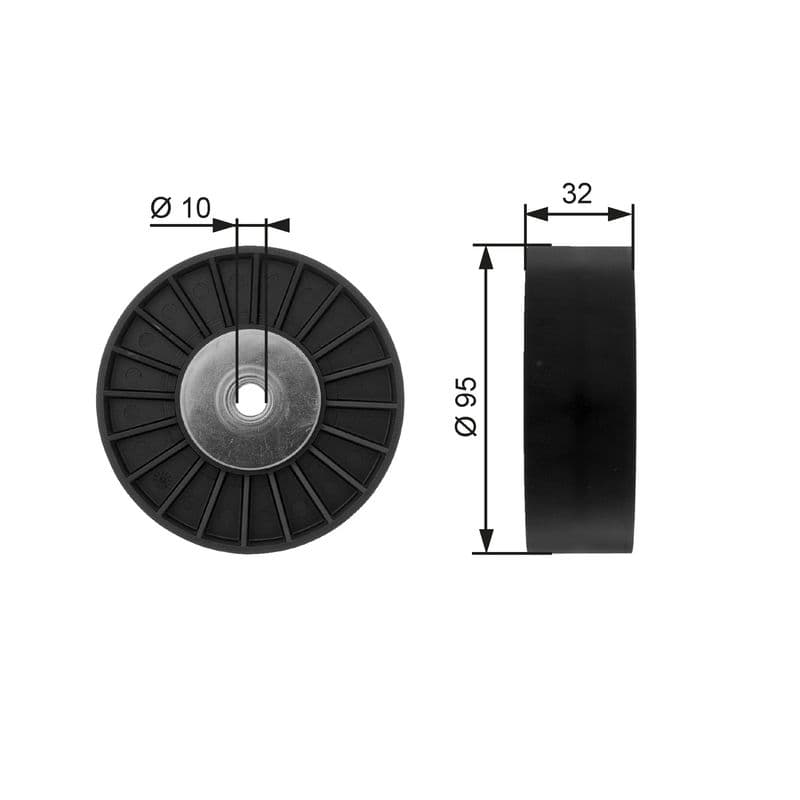 Rola ghidare/conducere, curea transmisie GATES FleetRunner™ T36135