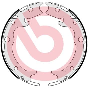 Set saboti frana, frana de mana BREMBO ESSENTIAL LINE S 28 516