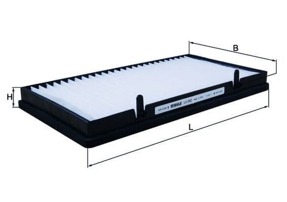 Filtru, aer habitaclu KNECHT LA 382