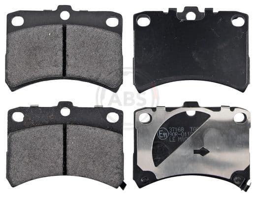 set placute frana,frana disc ABS 37168