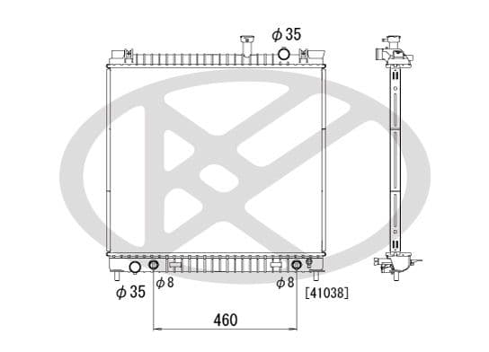 Radiator, racire motor KOYORAD PL021687