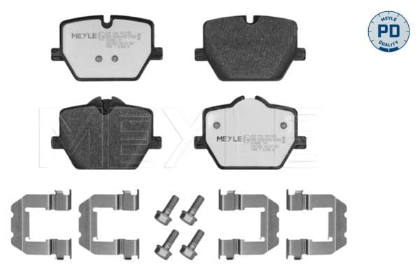 set placute frana,frana disc MEYLE -PD: Advanced performance and design. 025 214 7417/PD