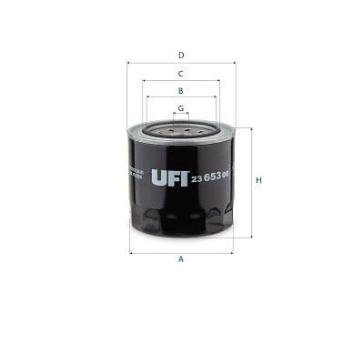 Filtru ulei UFI 23.653.00