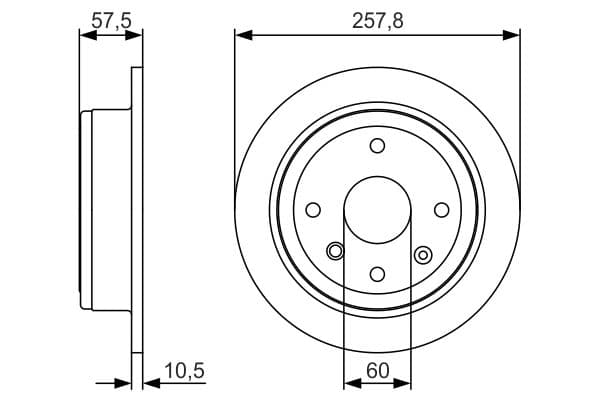 Disc frana BOSCH 0 986 479 S08