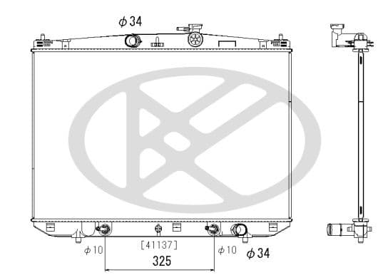 Radiator, racire motor KOYORAD PL013291