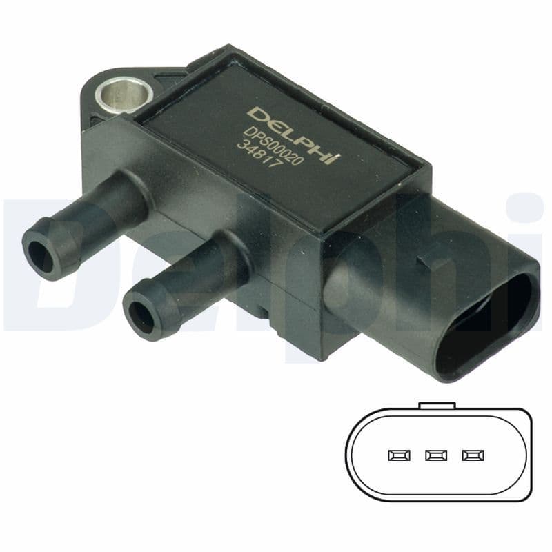 Senzor, presiune gaze evacuare DELPHI DPS00020