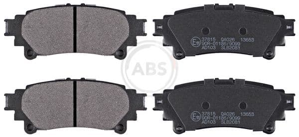 set placute frana,frana disc ABS 37815