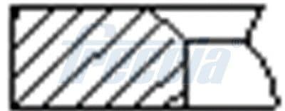 Set segmenti piston FRECCIA FR10-764800