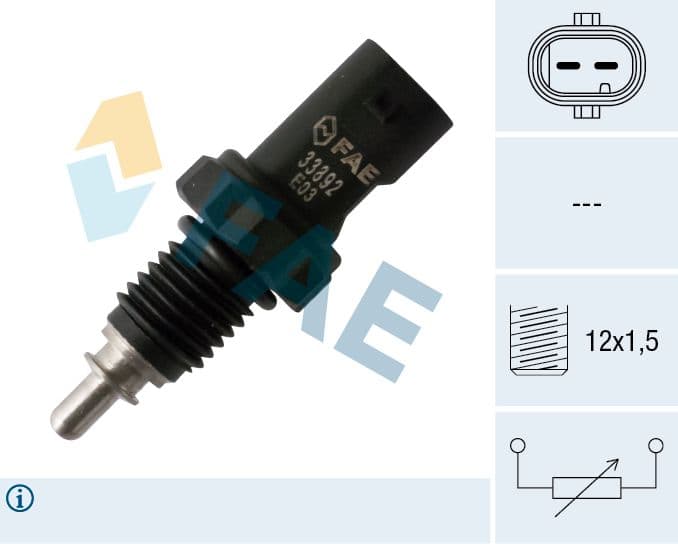 senzor,temperatura lichid de racire FAE 33892