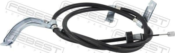 Cablu, frana de parcare FEBEST 12100-HCDISCLH