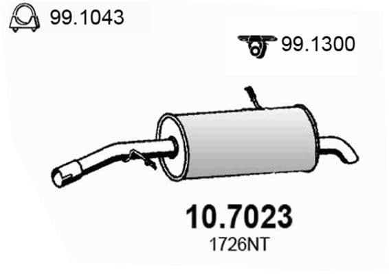 Toba esapament finala ASSO 10.7023