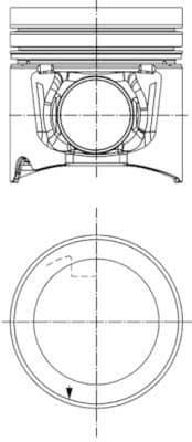 Piston KOLBENSCHMIDT 40264600