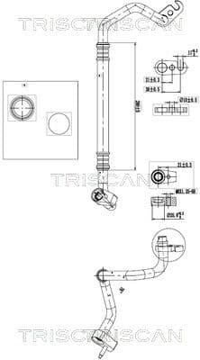 conducta presiune variabila,aer conditionat TRISCAN 9010 16003