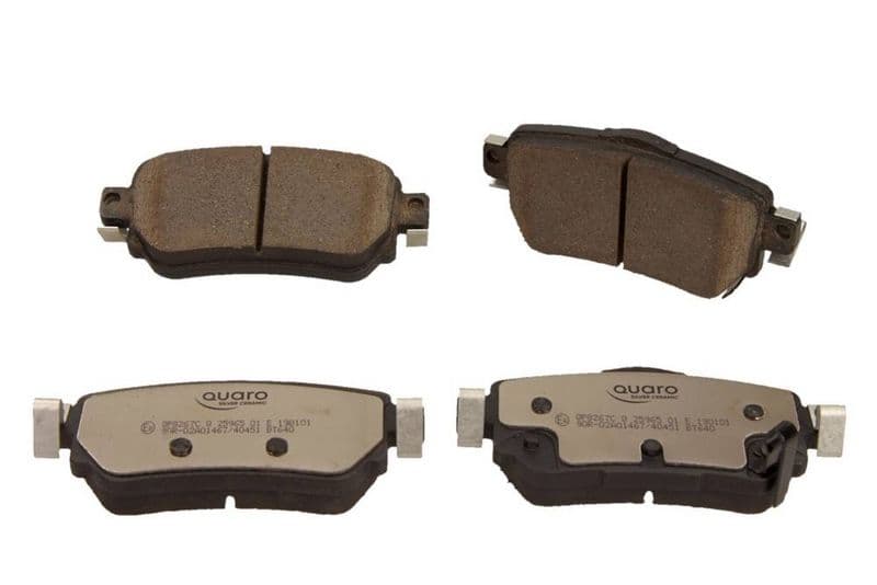 set placute frana,frana disc QUARO SILVER CERAMIC QP8267C