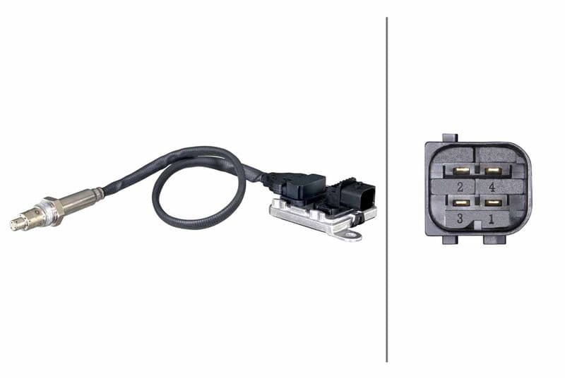 Senzor NOx, Catalizator NOx HELLA 6PN 358 186-451