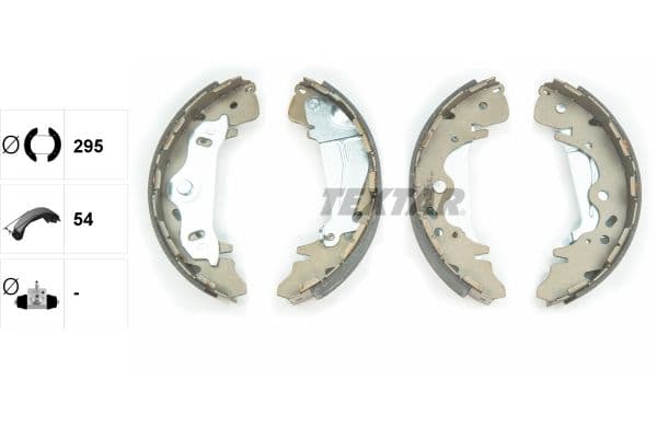 Set saboti frana TEXTAR 91075800