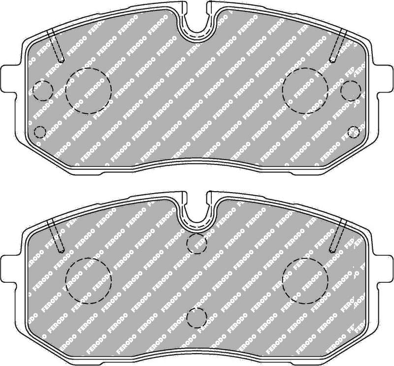 set placute frana,frana disc FERODO FCP5508H