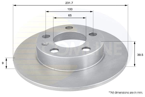 Disc frana COMLINE ADC1414