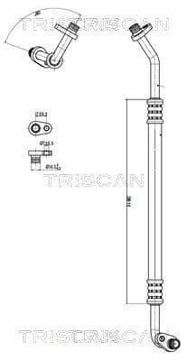 conducta presiune variabila,aer conditionat TRISCAN 9010 28053