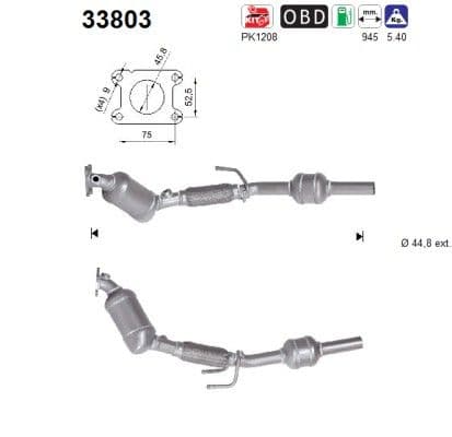 Catalizator AS-PL 33803