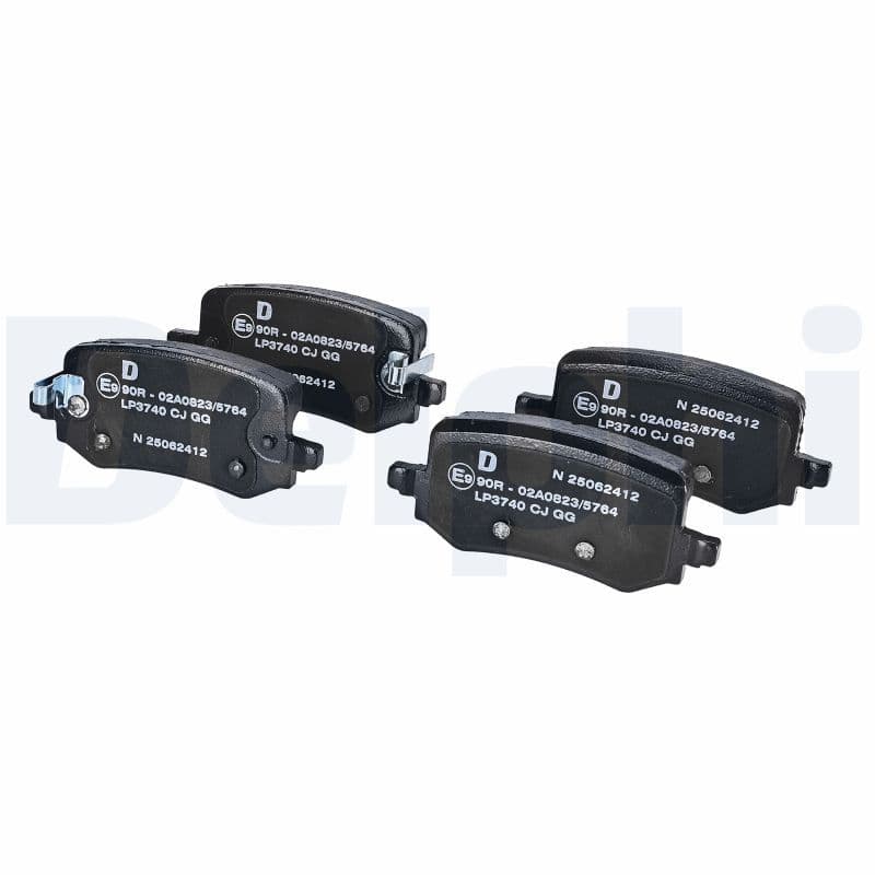 set placute frana,frana disc DELPHI LP3740