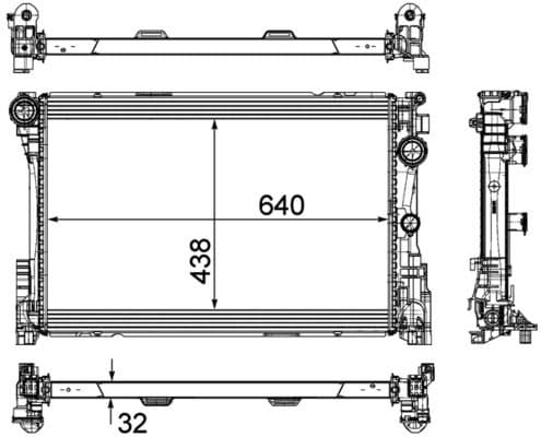Radiator, racire motor MAHLE BEHR *** PREMIUM LINE *** CR 1684 000P